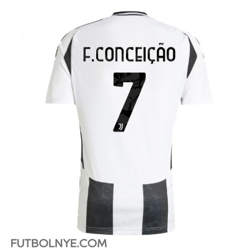 Camiseta Juventus Francisco Conceicao #7 Primera Equipación 2024-25 manga corta